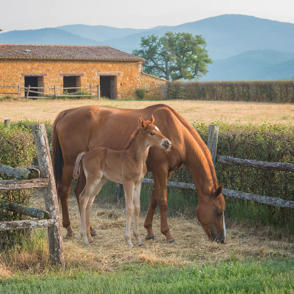 Élevage de chevaux, Les Frisons de Châteauvieux, Yzeron