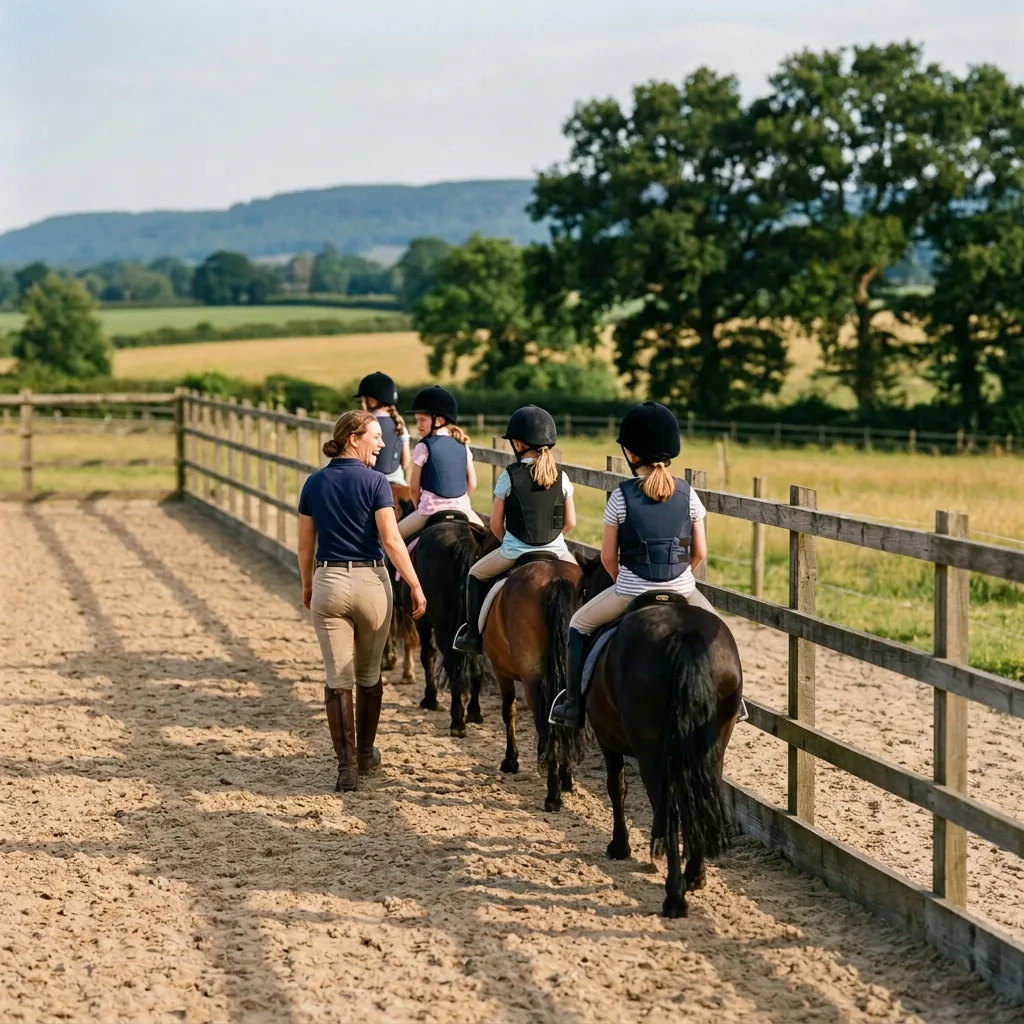Cours de poney à Yzeron, Rhône